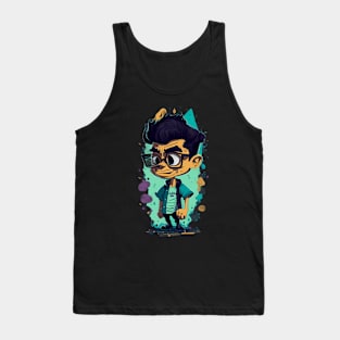 I Think You Should Leave Caricature Art Tank Top